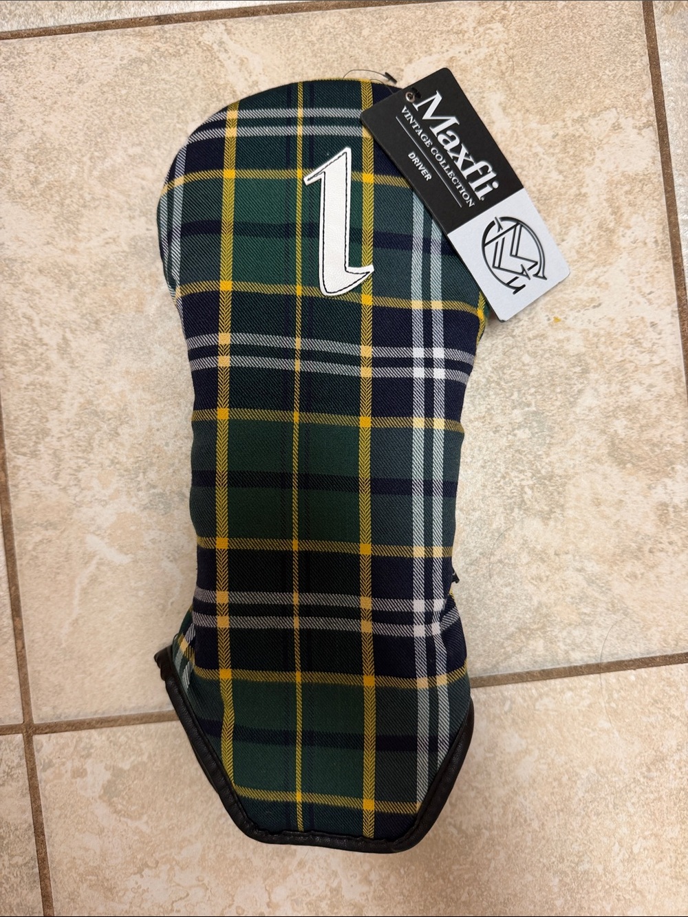 Plaid Driver Cover